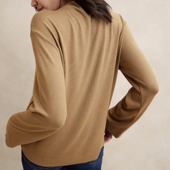 Banana Republic PLATEAU BEIGE SOFT LUXE BOXY T-SHIRT/NWT/XS & XL - Picture 3 of 13